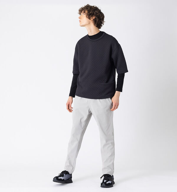 ABAHOUSE「キルティング ジャカード Tシャツ」|Tシャツ・カットソー|