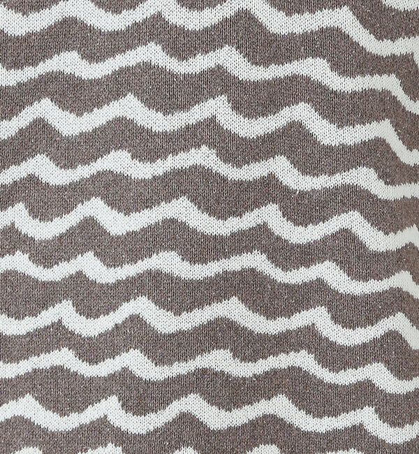 ABAHOUSE「シルクミックス WJQ ホリゾンタル ボーダー ニット」|ニット・セーター|