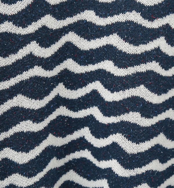 ABAHOUSE「シルクミックス WJQ ホリゾンタル ボーダー ニット」|ニット・セーター|