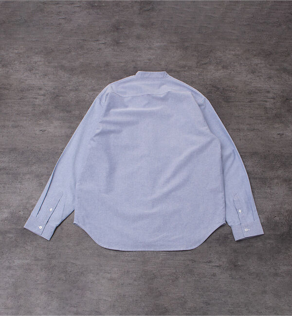ABAHOUSE「ルーズ オーバー シルエット オックス バンドカラー シャツ」|シャツ・ブラウス|