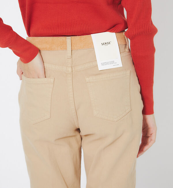 qualite「【SERGE】SUEDE BELT/STAPLE.SP　デニムパンツ」|デニム|