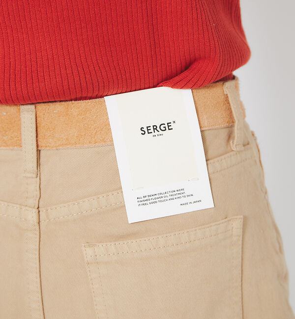 qualite「【SERGE】SUEDE BELT/STAPLE.SP　デニムパンツ」|デニム|