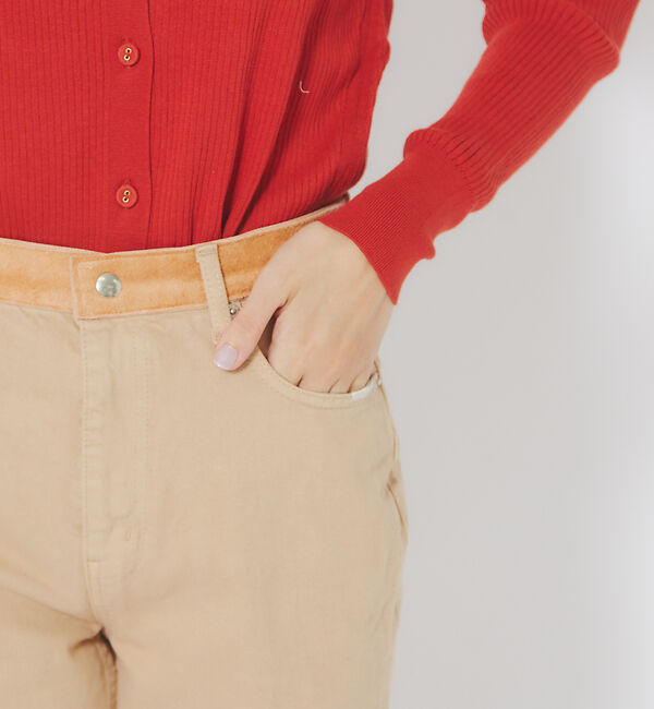 qualite「【SERGE】SUEDE BELT/STAPLE.SP　デニムパンツ」|デニム|