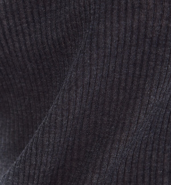 qualite「【アンサンブル対応】シアーリブカーディガン」|カーディガン|