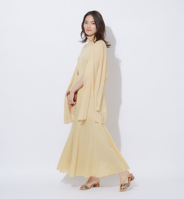 qualite「【アンサンブル対応】シアーリブカーディガン」|カーディガン|