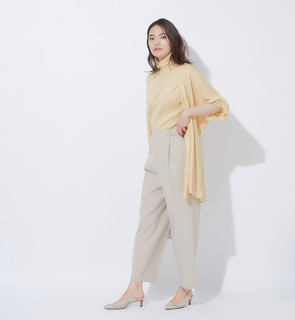 qualite「【アンサンブル対応】シアーリブカーディガン」|カーディガン|