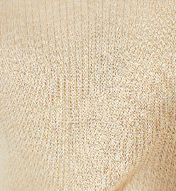 qualite「【アンサンブル対応】シアーリブカーディガン」|カーディガン|