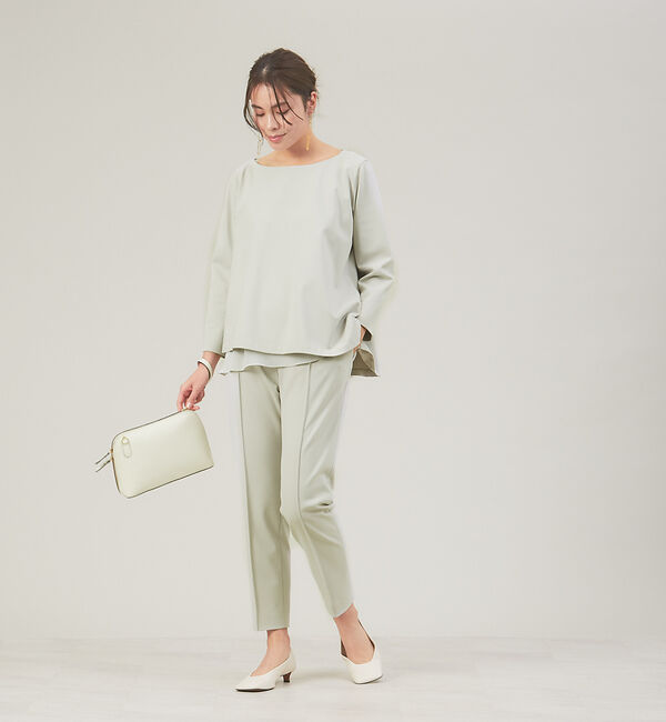 qualite「【セットアップ対応】ポンチレイヤードプルオーバー」|Tシャツ・カットソー|