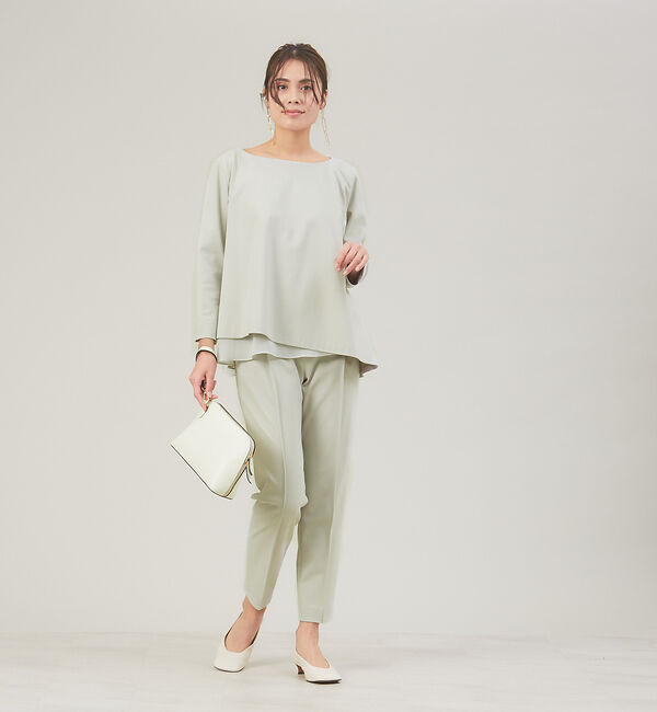 qualite「【セットアップ対応】ポンチレイヤードプルオーバー」|Tシャツ・カットソー|