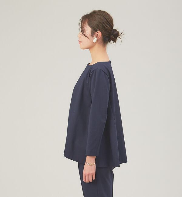 qualite「【セットアップ対応】ポンチレイヤードプルオーバー」|Tシャツ・カットソー|