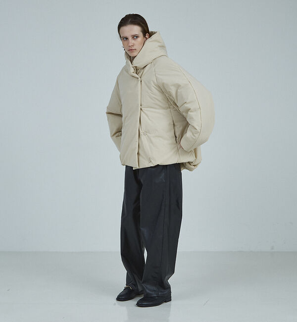 NOMINE「中綿 ボリューム フード ブルゾン」|ダウン|