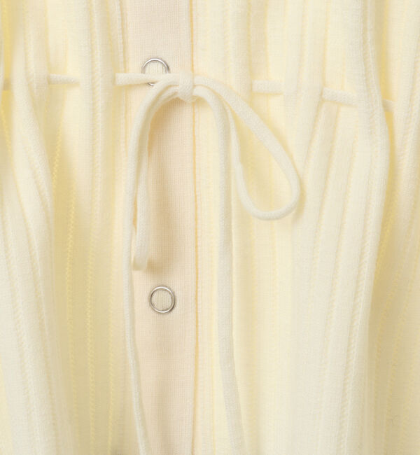 TIARA「バイカラーペプラムカーディガン」|カーディガン|