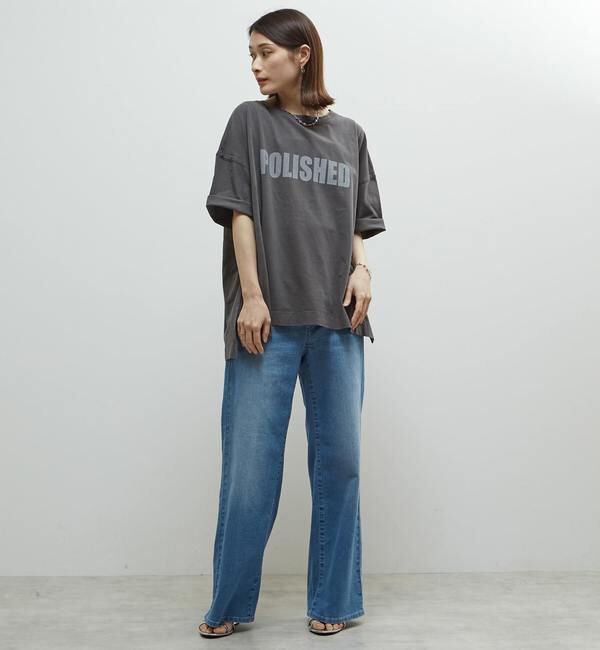 Soffitto「《定番》製品染ビックロゴTシャツ」|Tシャツ・カットソー|