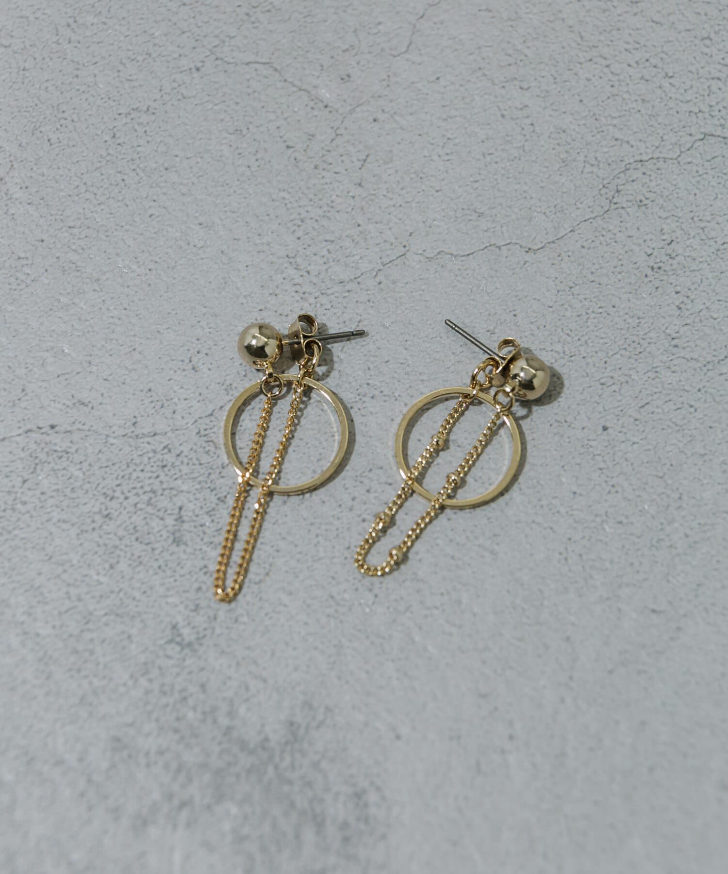 SMELLY「チェーンサークルピアス」|ピアス|