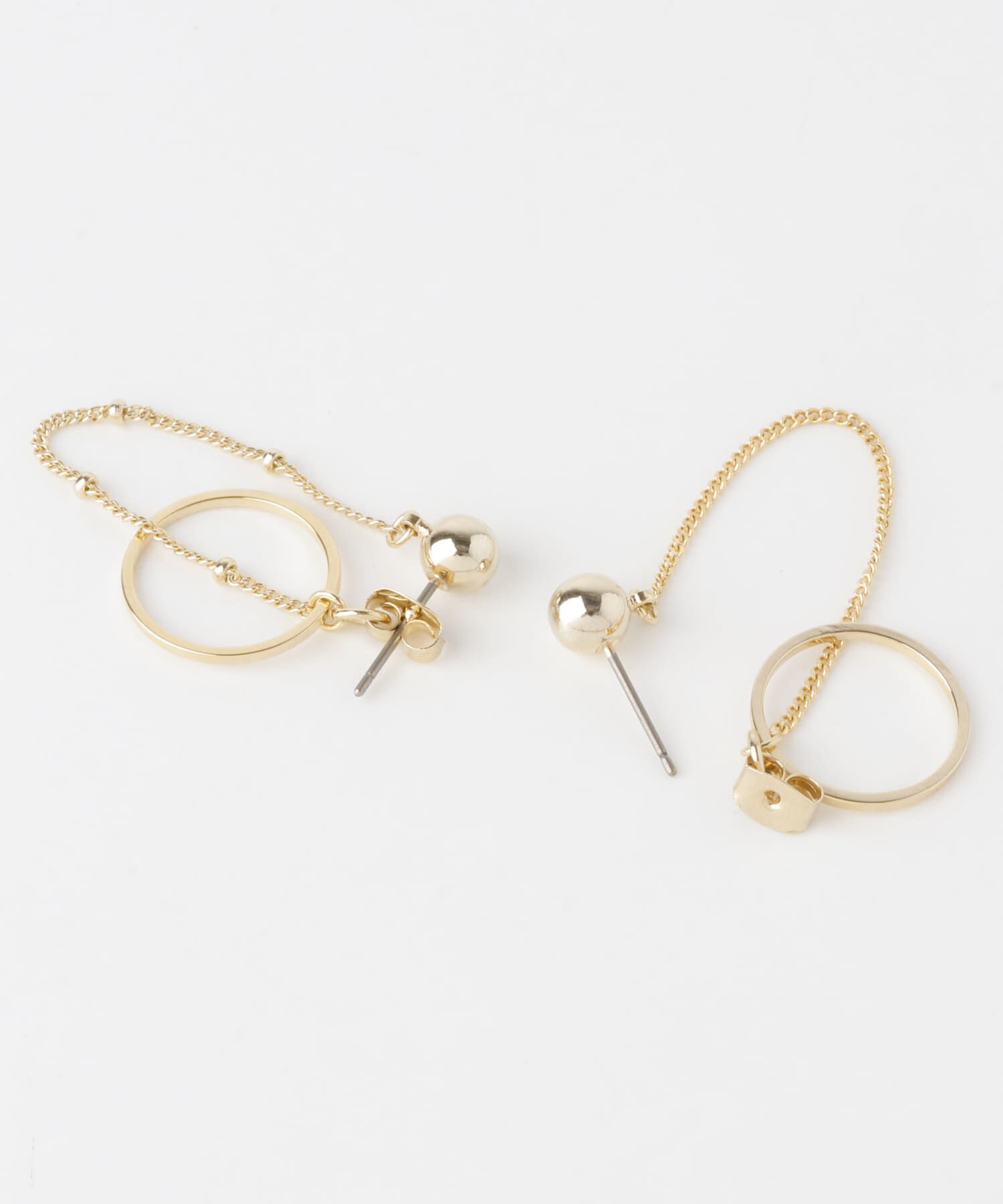 SMELLY「チェーンサークルピアス」|ピアス|