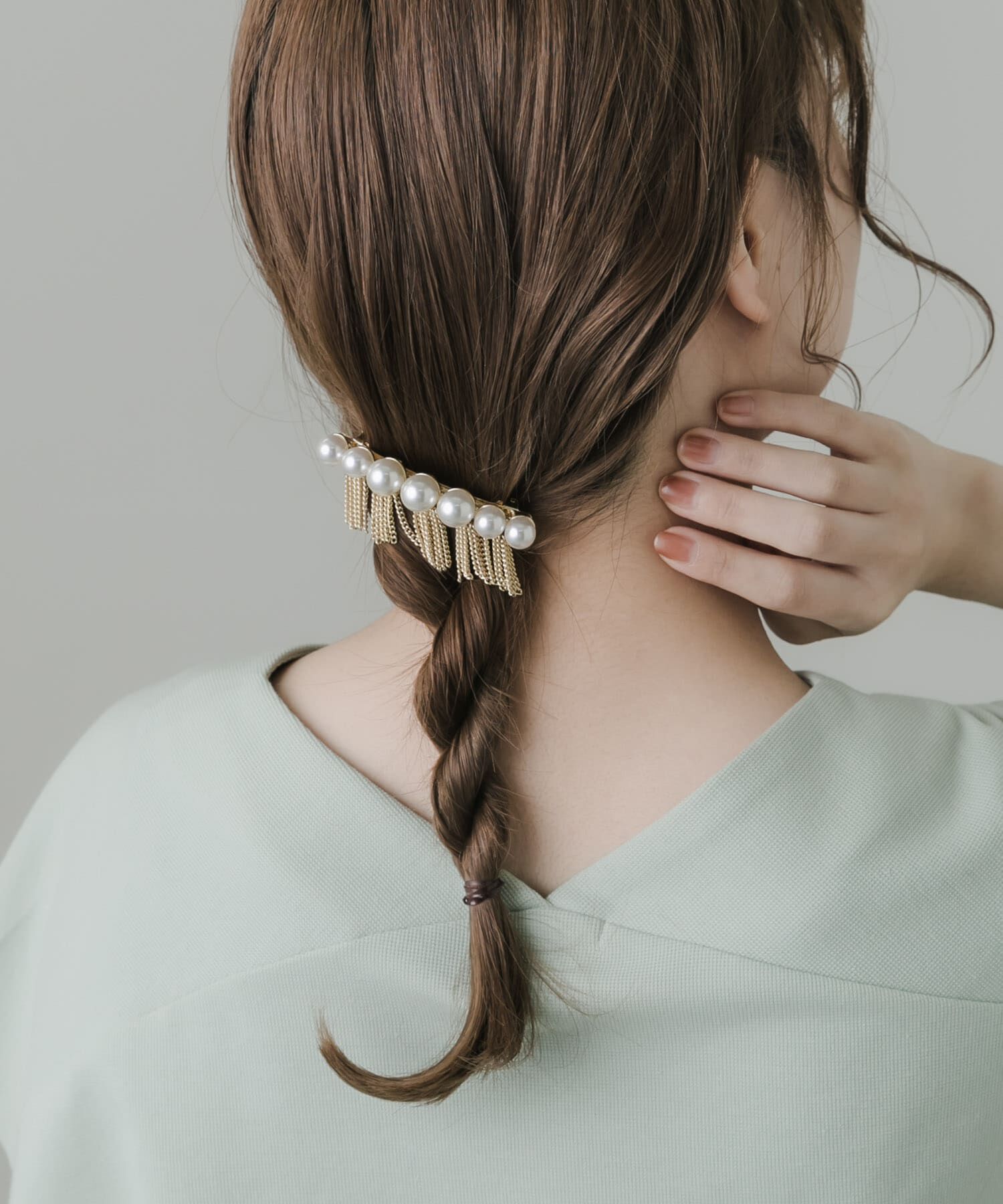 SMELLY「パールチェーンバレッタ」|その他|