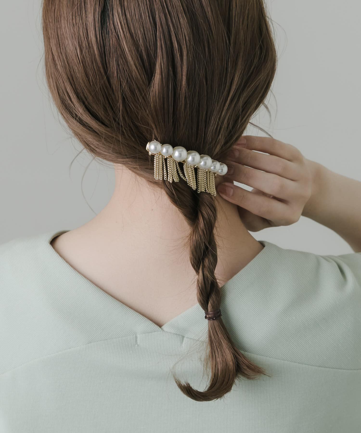 SMELLY「パールチェーンバレッタ」|その他|