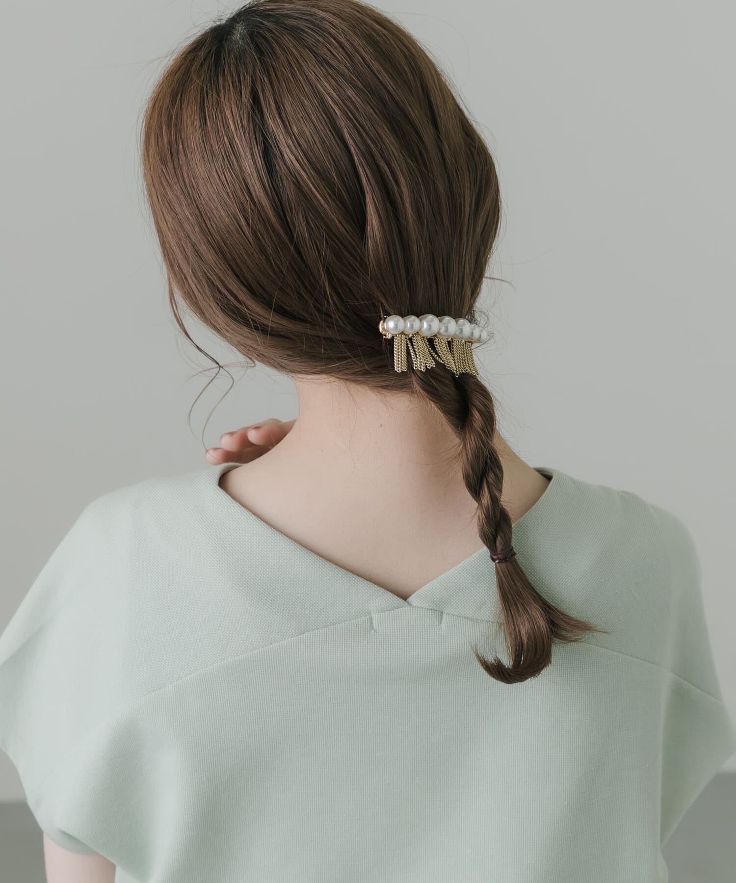 SMELLY「パールチェーンバレッタ」|その他|