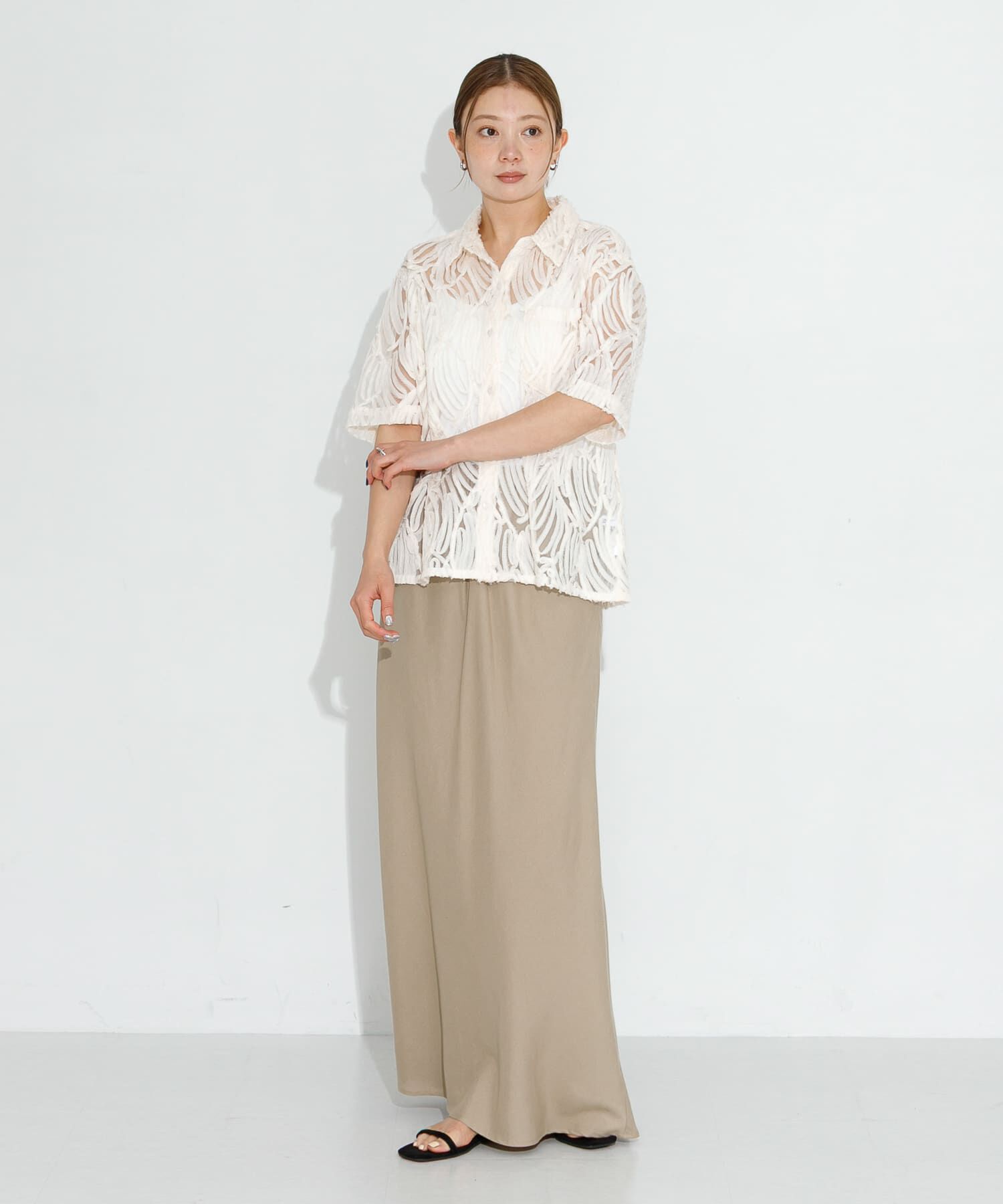 Sonny Label 「テープレース半袖シャツ」|シャツ・ブラウス|