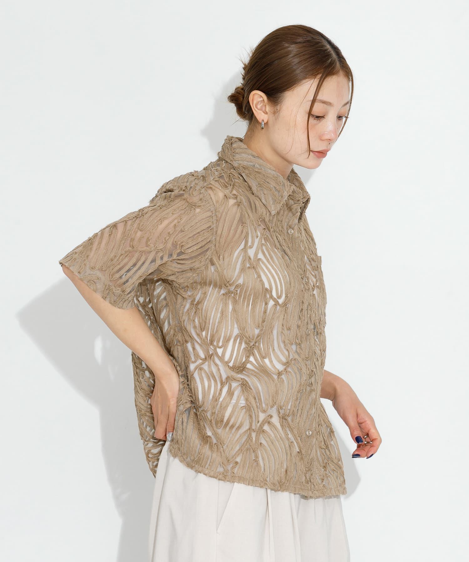 Sonny Label 「テープレース半袖シャツ」|シャツ・ブラウス|