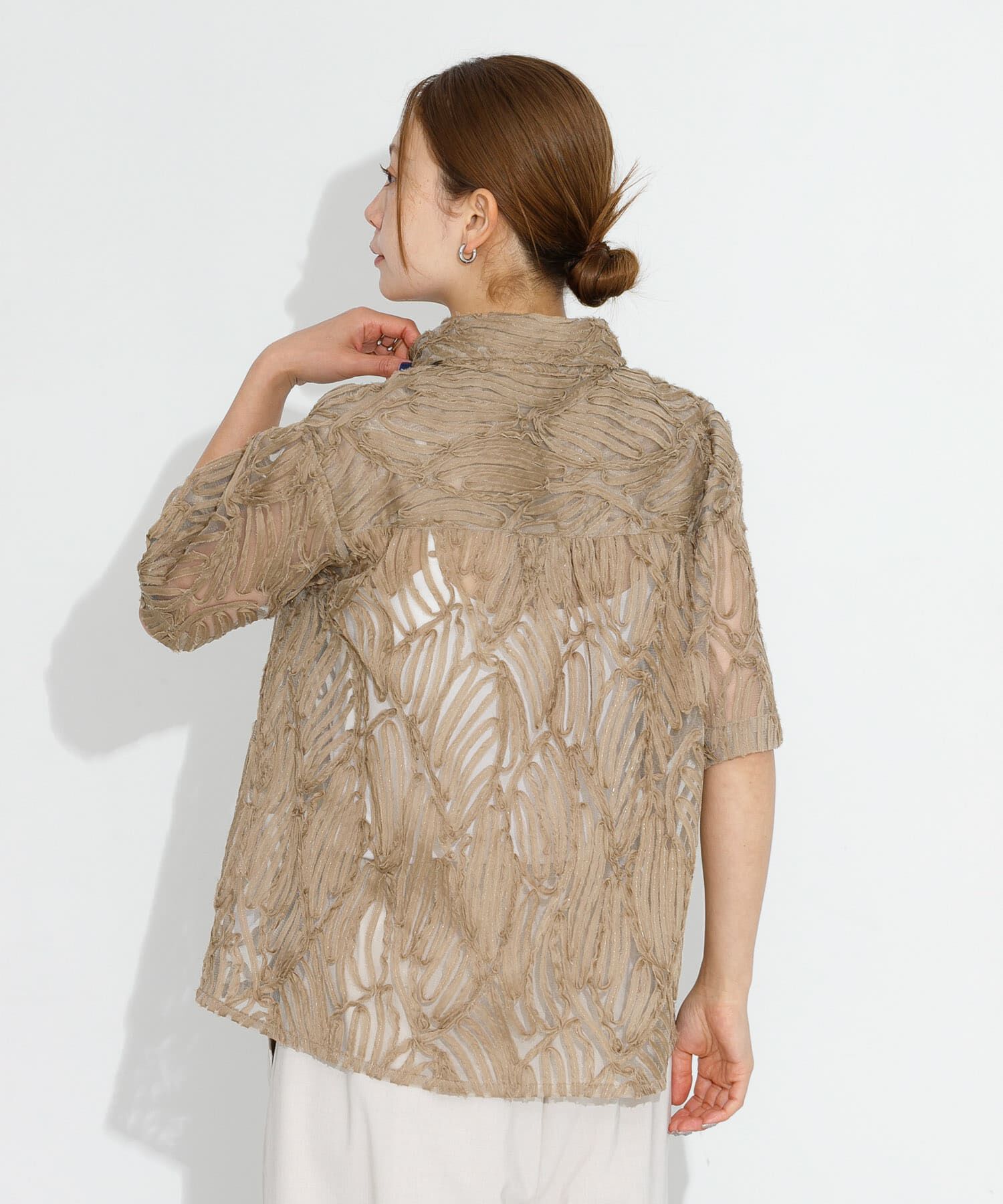 Sonny Label 「テープレース半袖シャツ」|シャツ・ブラウス|