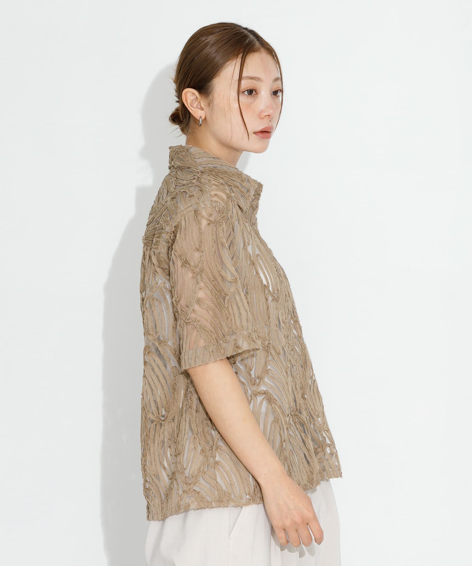 Sonny Label 「テープレース半袖シャツ」|シャツ・ブラウス|