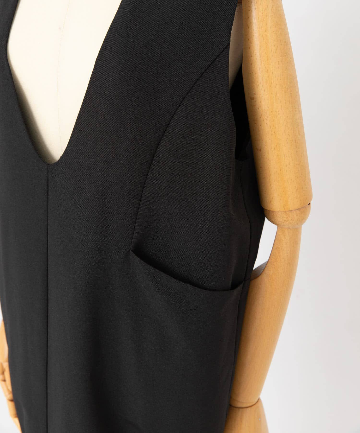 URBAN RESEARCH ROSSO「Uネックフォルムジャンパーワンピース」|ワンピース|