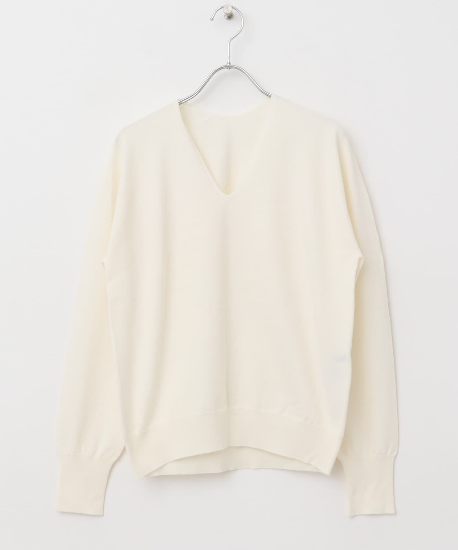 URBAN RESEARCH ROSSO「アンチピリングVネックシームレスニット」|ニット・セーター|