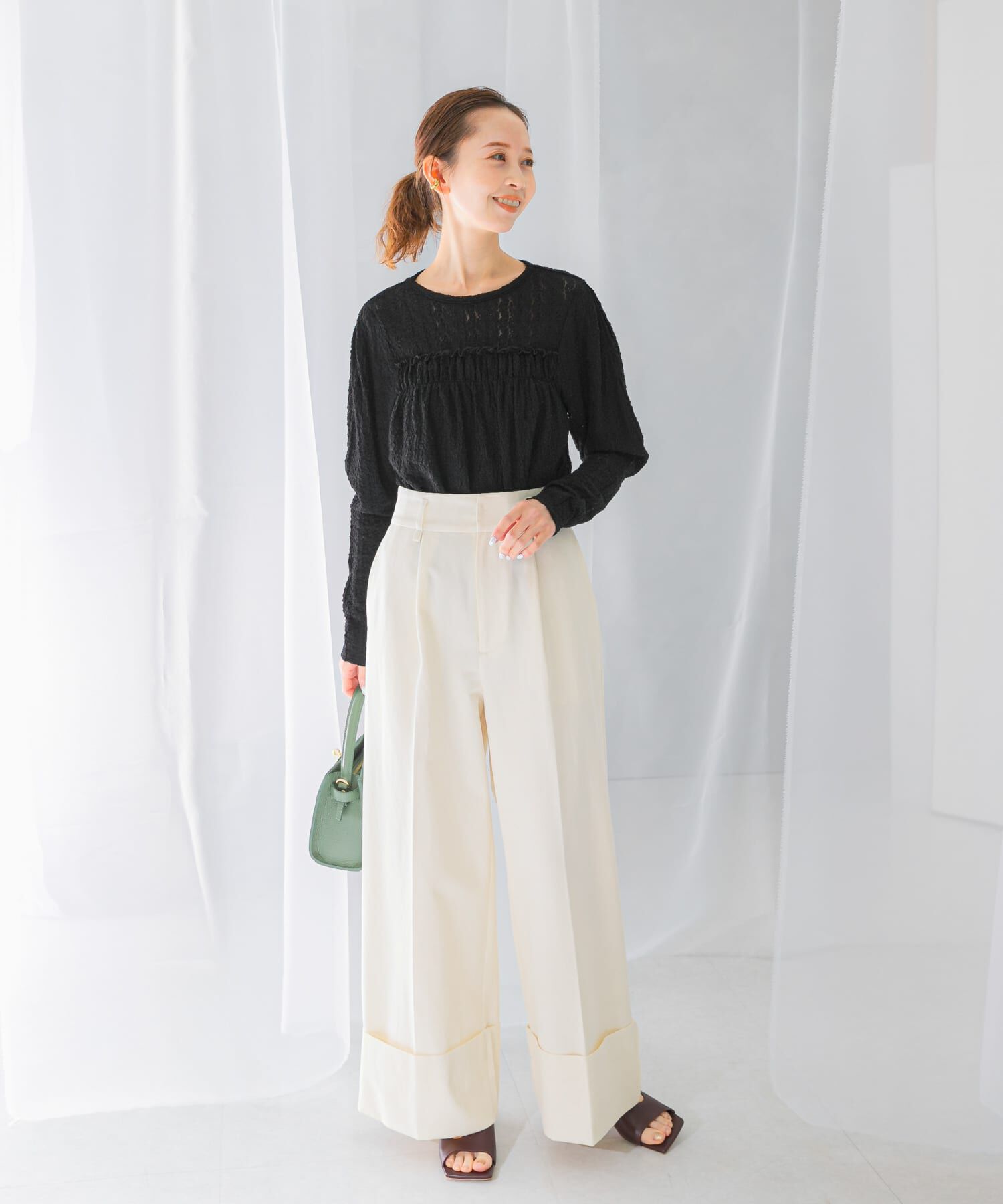 URBAN RESEARCH ROSSO「ベルト付ロールアップパンツ」|その他|