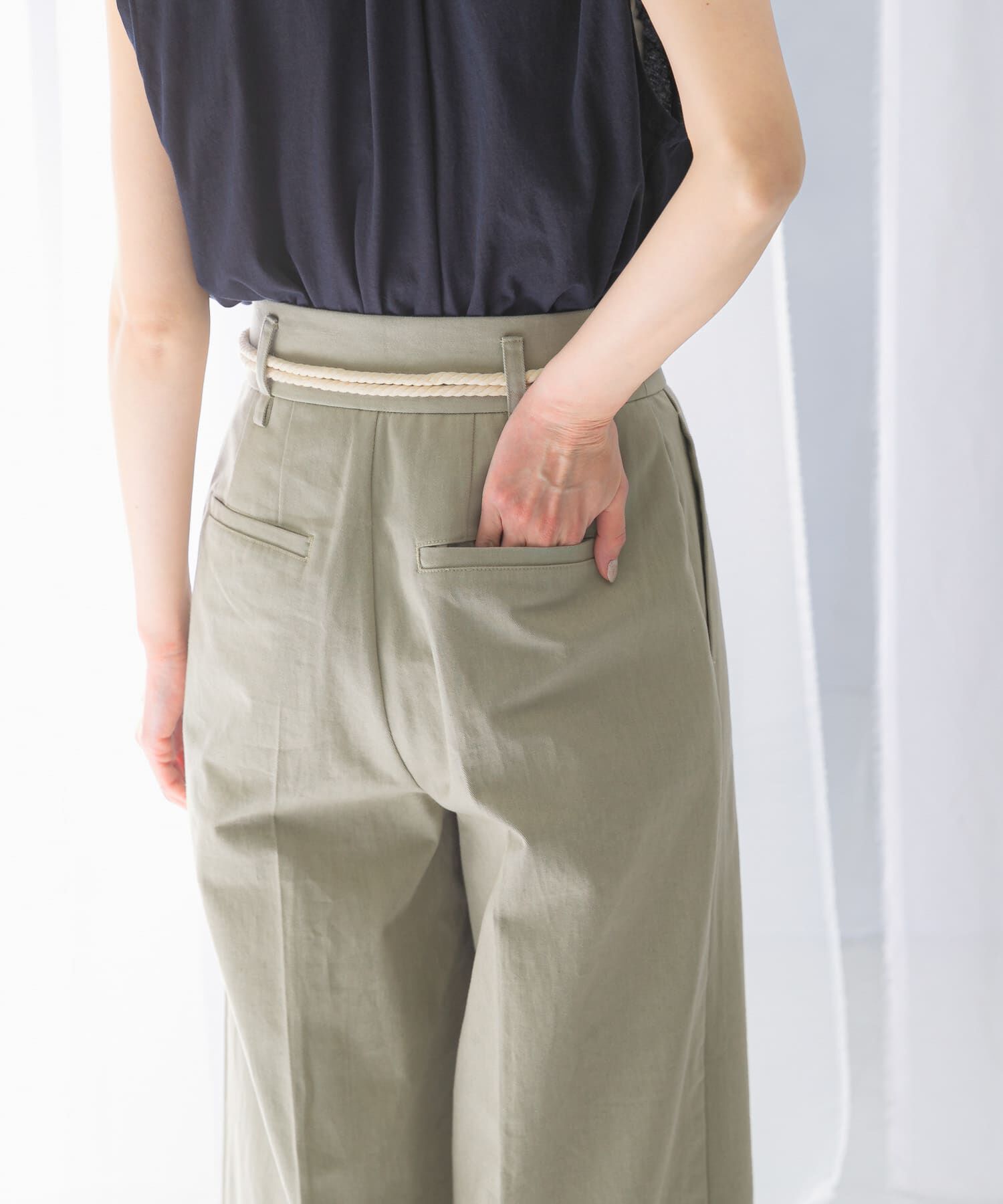 URBAN RESEARCH ROSSO「ベルト付ロールアップパンツ」|その他|