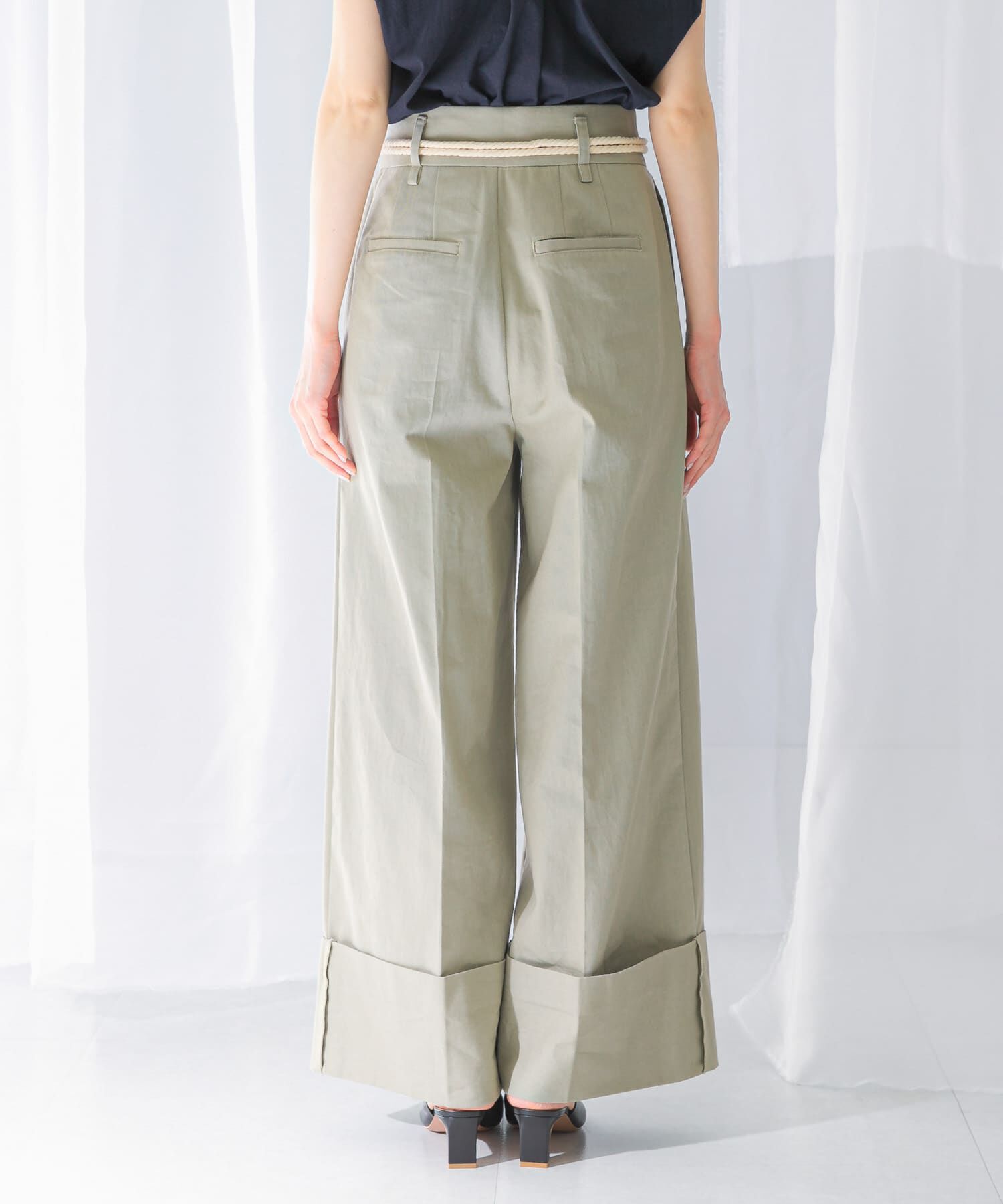 URBAN RESEARCH ROSSO「ベルト付ロールアップパンツ」|その他|