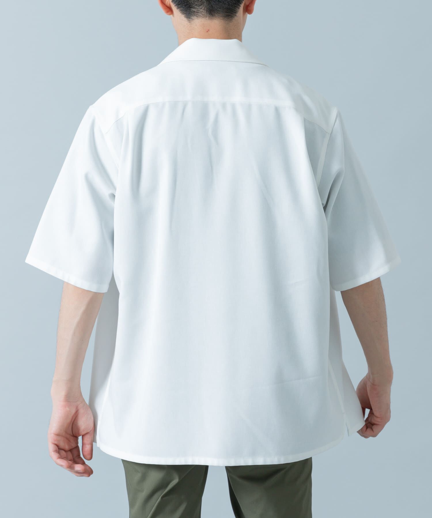 URBAN RESEARCH ROSSO「『WEB限定』『セットアップ対応』パナマ風オープンカラー半袖シャツ」|シャツ・ブラウス|