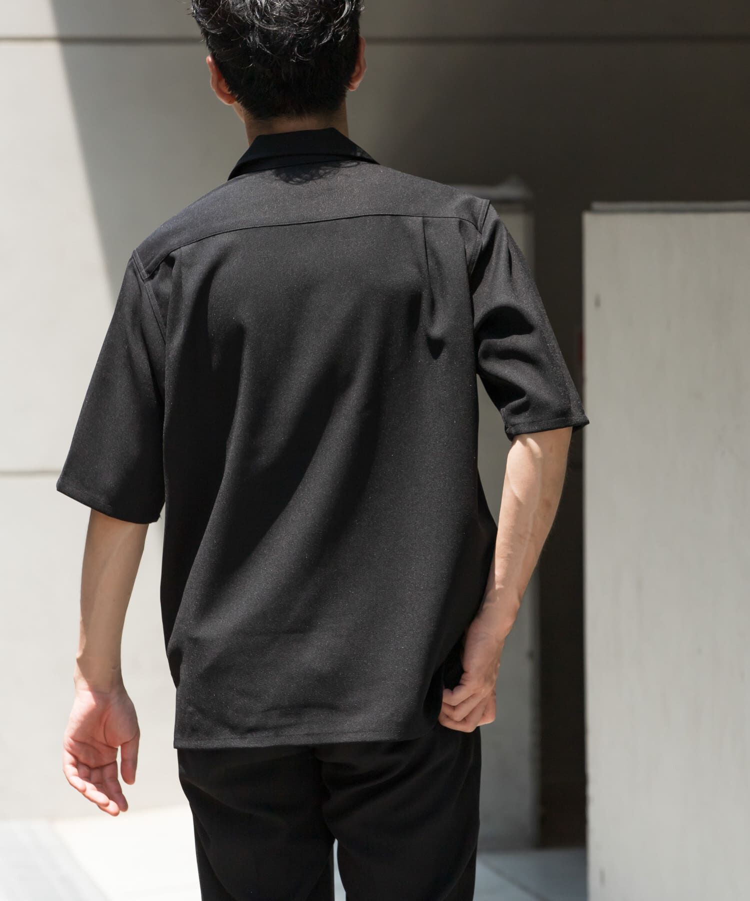 URBAN RESEARCH ROSSO「『WEB限定』『セットアップ対応』パナマ風オープンカラー半袖シャツ」|シャツ・ブラウス|