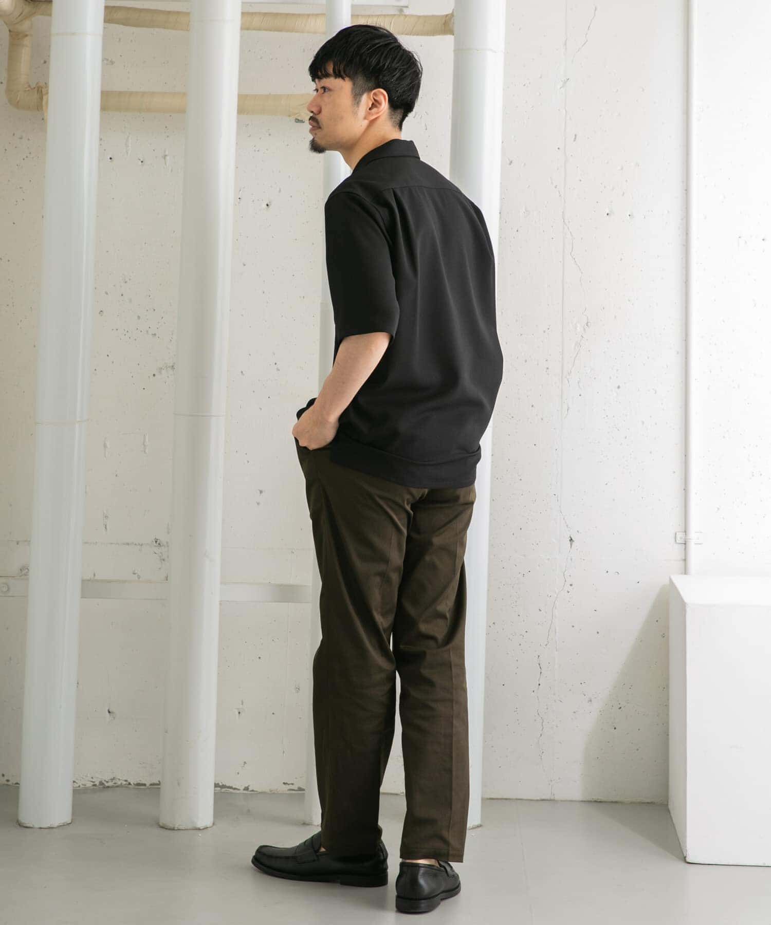 URBAN RESEARCH ROSSO「『WEB限定』『セットアップ対応』パナマ風オープンカラー半袖シャツ」|シャツ・ブラウス|