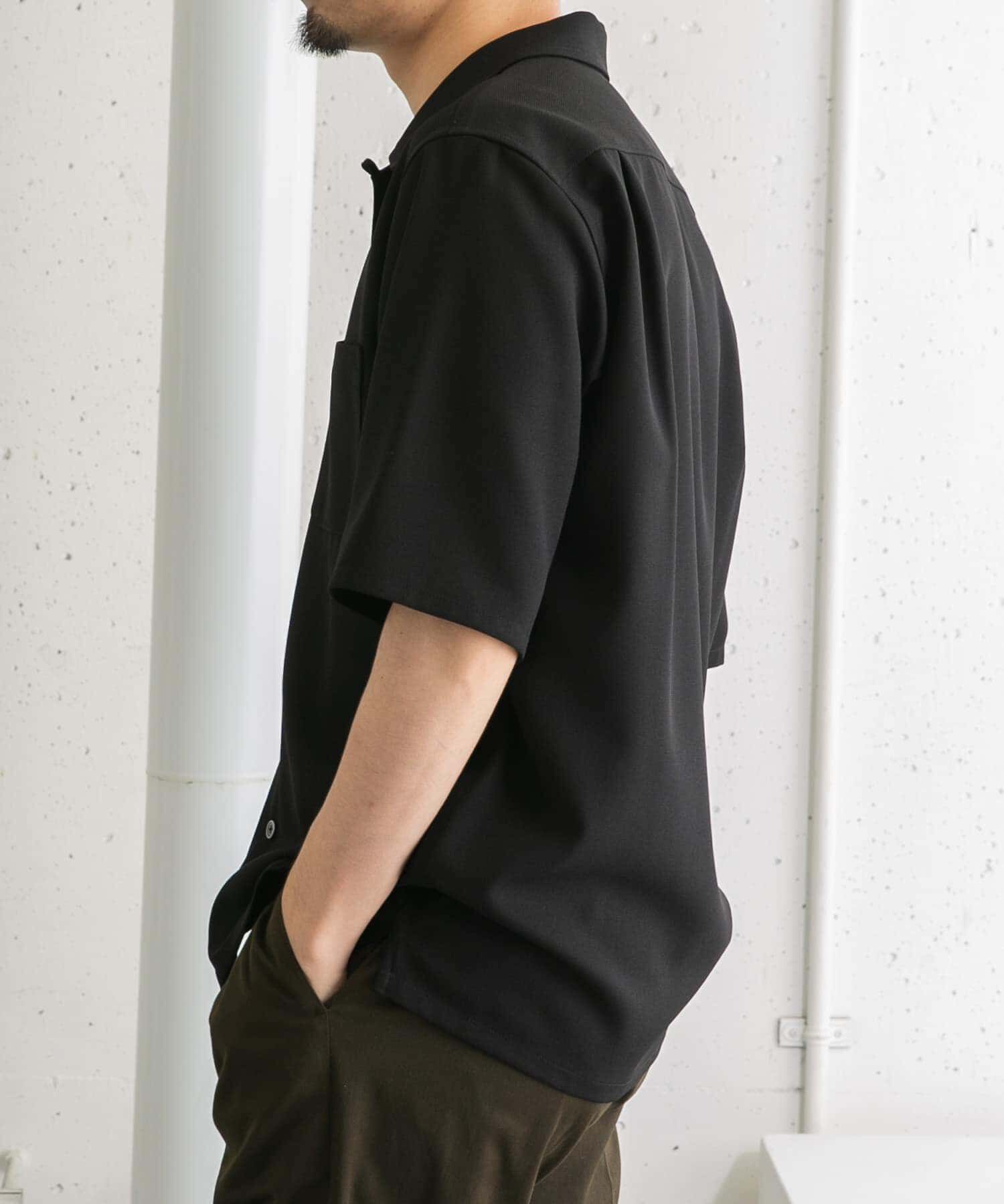 URBAN RESEARCH ROSSO「『WEB限定』『セットアップ対応』パナマ風オープンカラー半袖シャツ」|シャツ・ブラウス|