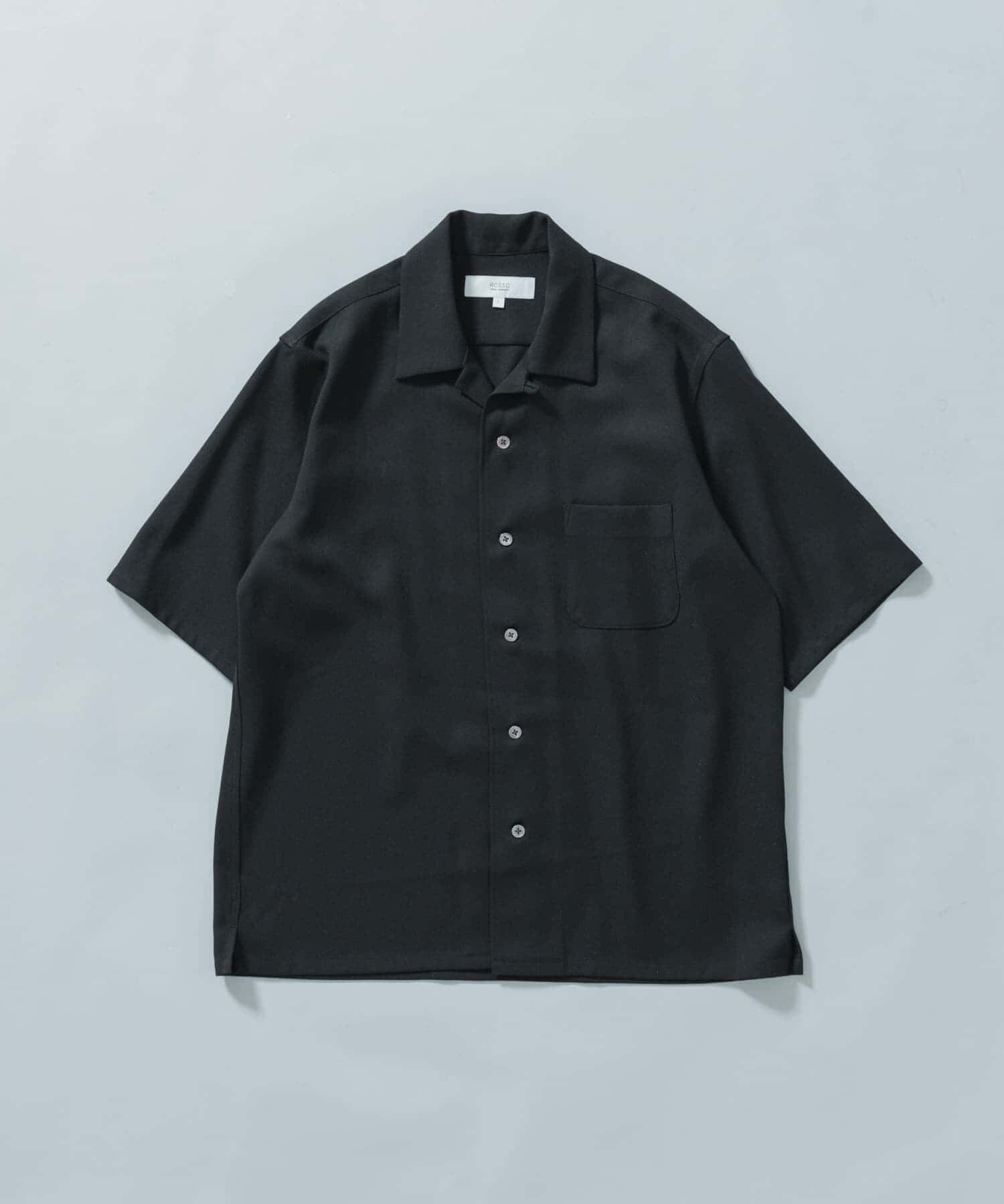 URBAN RESEARCH ROSSO「『WEB限定』『セットアップ対応』パナマ風オープンカラー半袖シャツ」|シャツ・ブラウス|