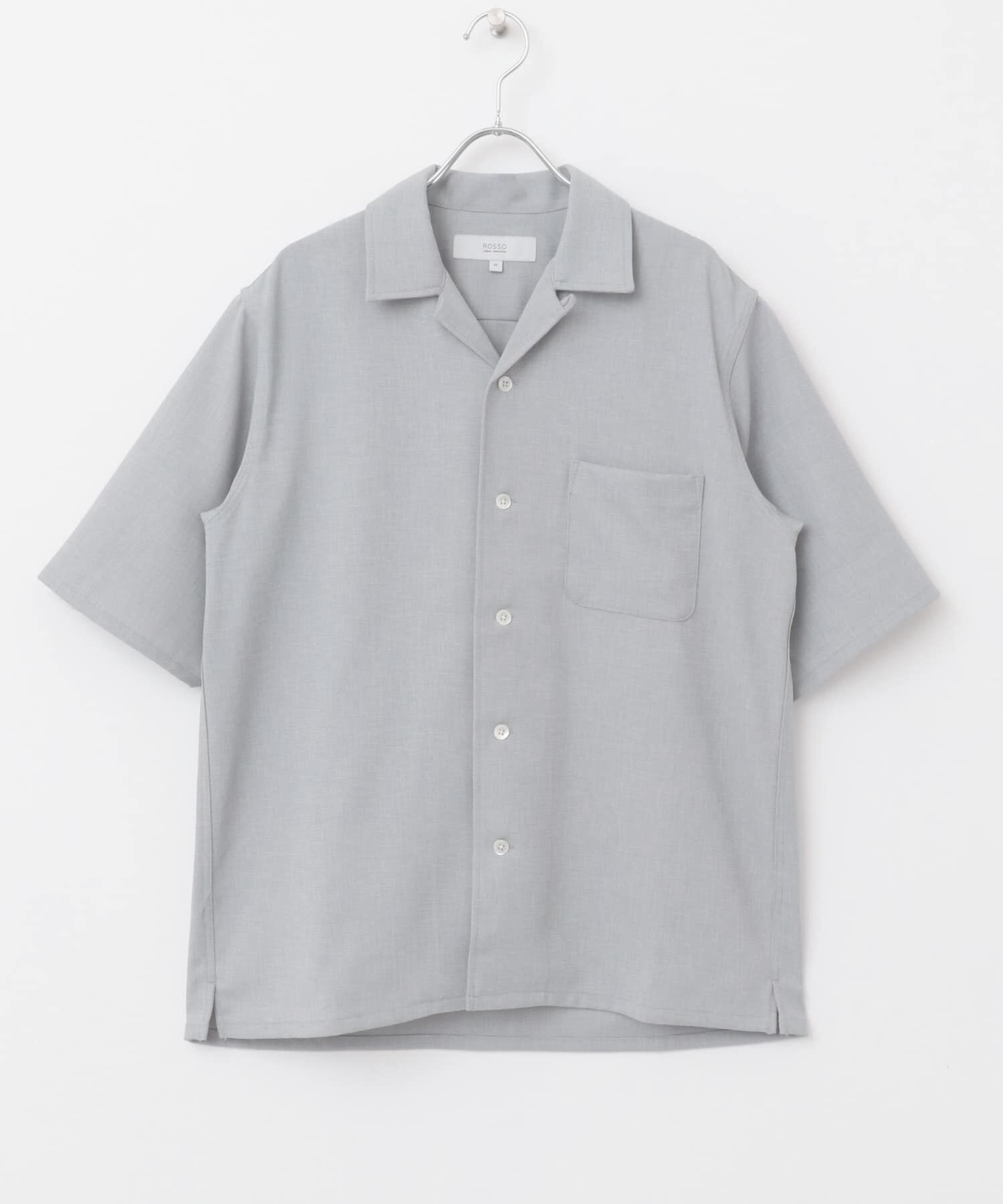 URBAN RESEARCH ROSSO「『WEB限定』『セットアップ対応』パナマ風オープンカラー半袖シャツ」|シャツ・ブラウス|