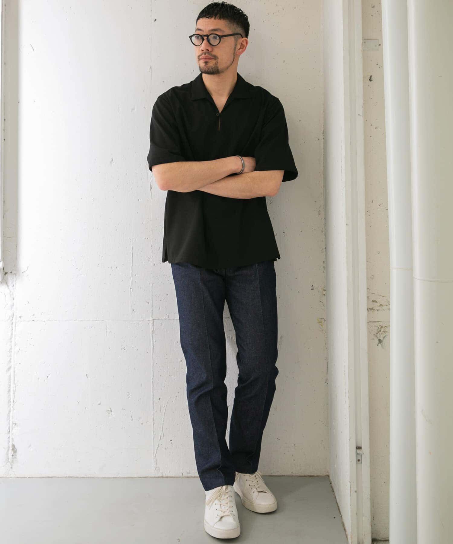 URBAN RESEARCH ROSSO「『WEB限定』『セットアップ対応』パナマ風スキッパーシャツ」|シャツ・ブラウス|