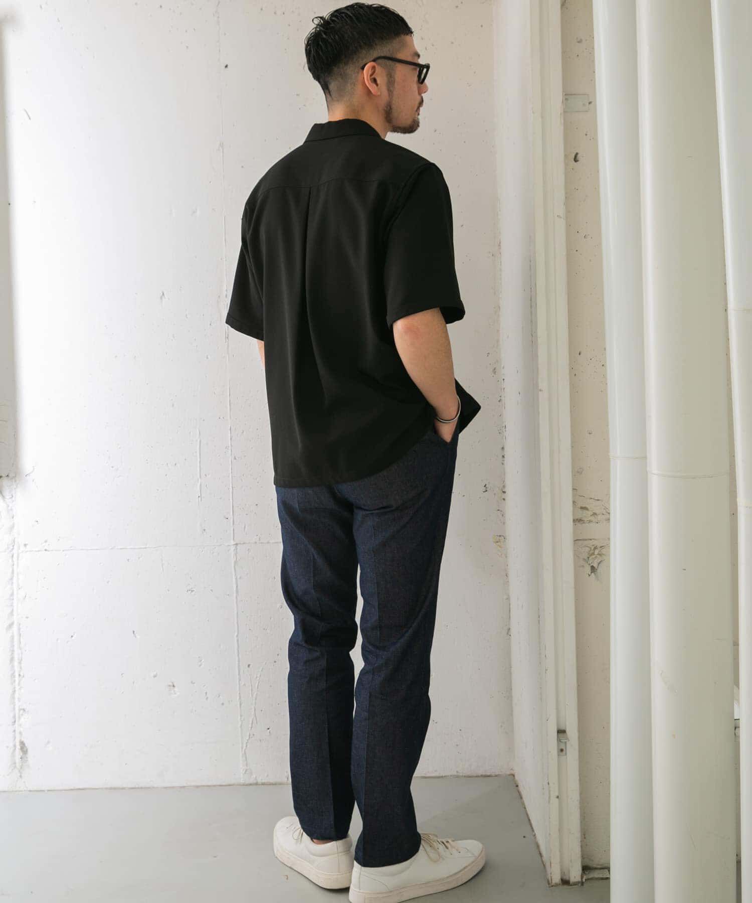 URBAN RESEARCH ROSSO「『WEB限定』『セットアップ対応』パナマ風スキッパーシャツ」|シャツ・ブラウス|