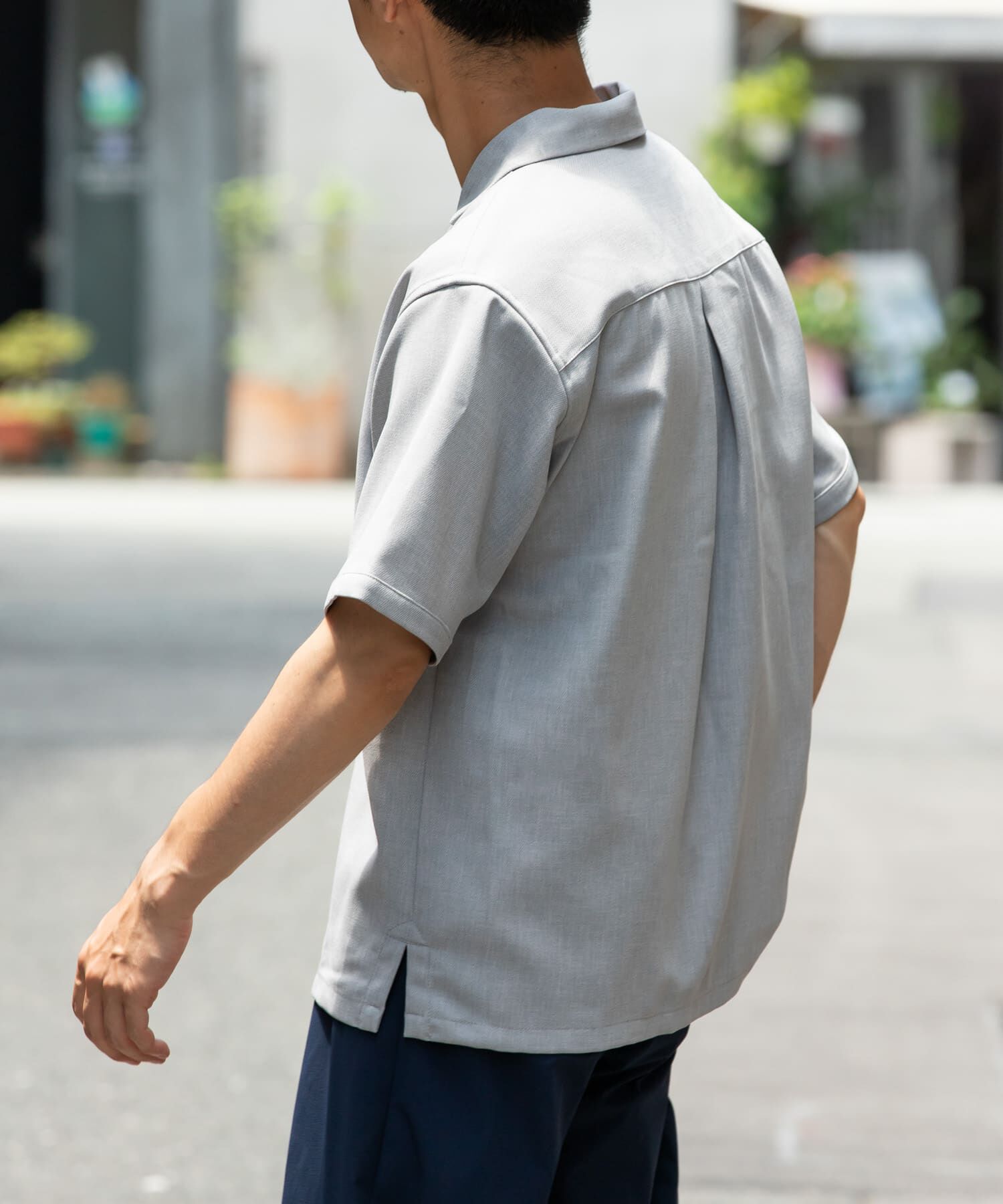 URBAN RESEARCH ROSSO「『WEB限定』『セットアップ対応』パナマ風スキッパーシャツ」|シャツ・ブラウス|