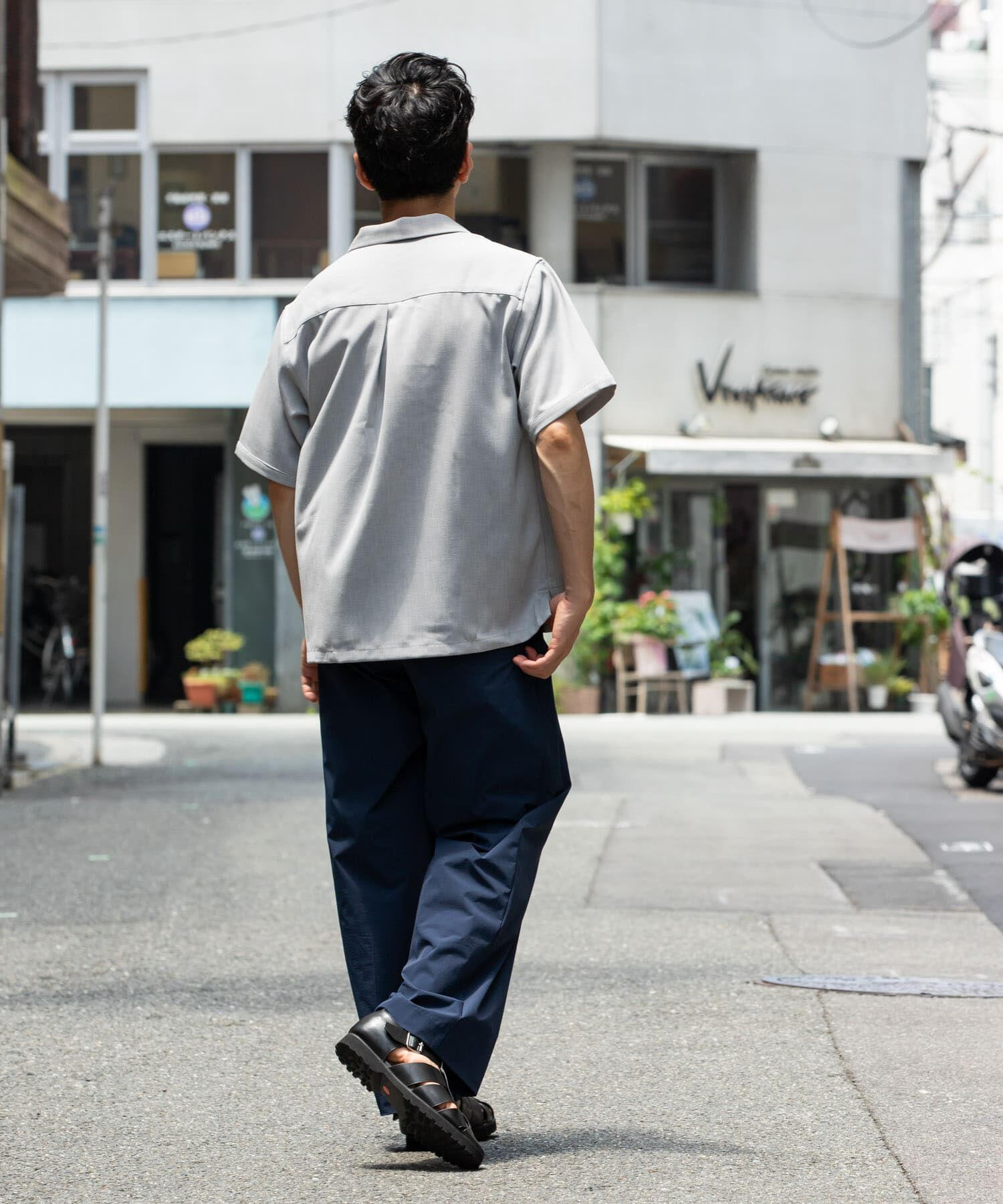 URBAN RESEARCH ROSSO「『WEB限定』『セットアップ対応』パナマ風スキッパーシャツ」|シャツ・ブラウス|