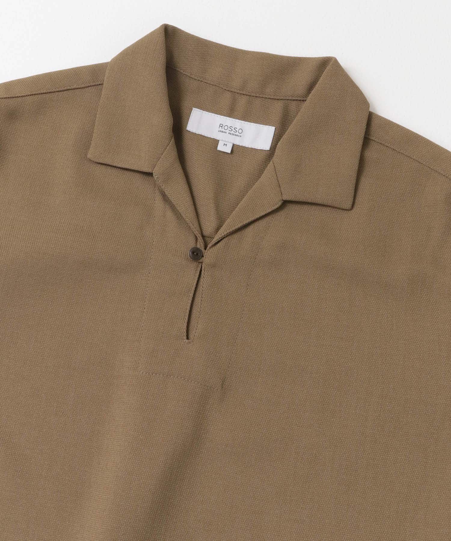 URBAN RESEARCH ROSSO「『WEB限定』『セットアップ対応』パナマ風スキッパーシャツ」|シャツ・ブラウス|