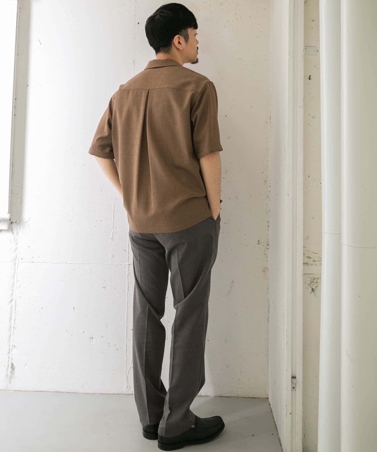 URBAN RESEARCH ROSSO「『WEB限定』『セットアップ対応』パナマ風スキッパーシャツ」|シャツ・ブラウス|