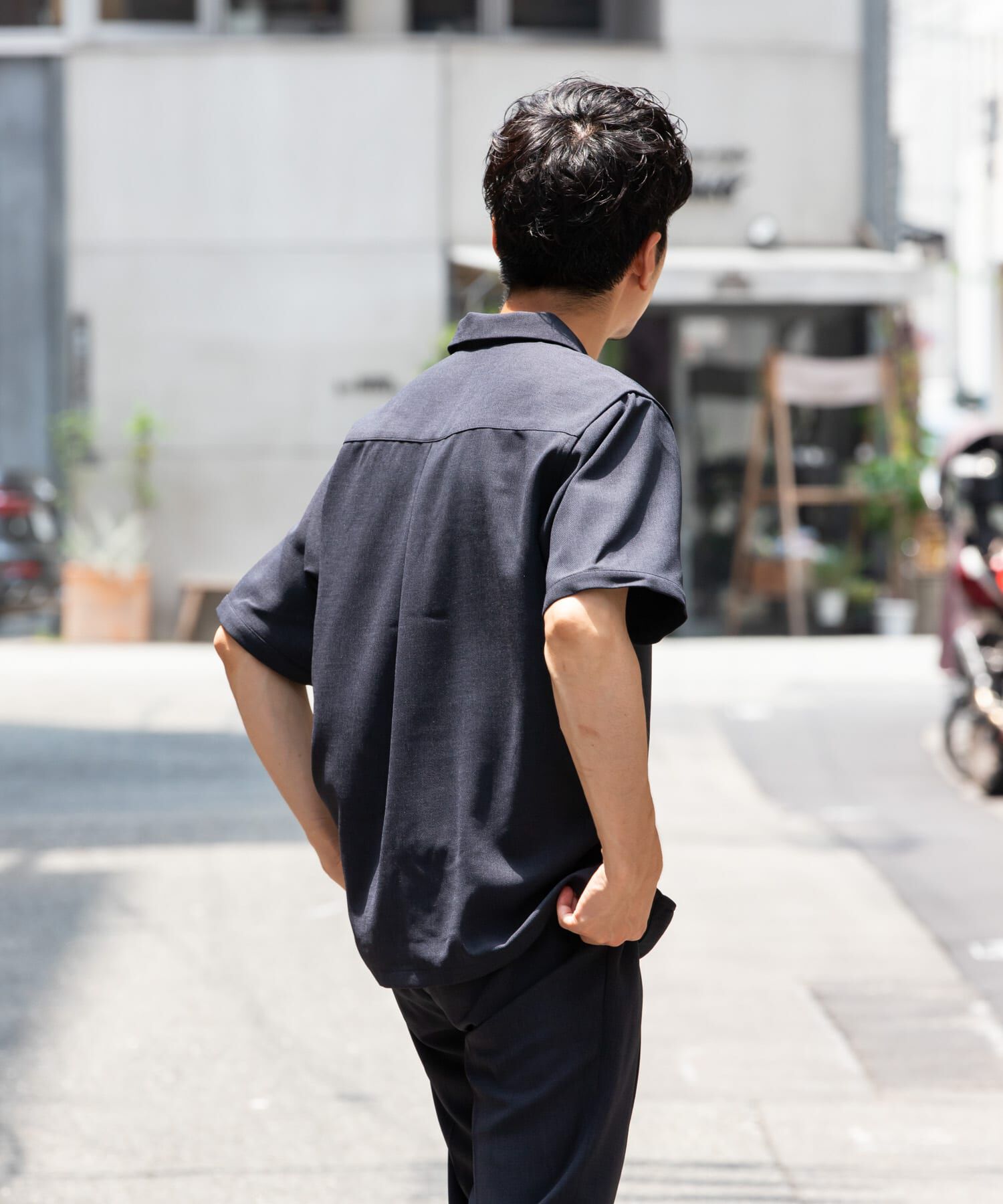 URBAN RESEARCH ROSSO「『WEB限定』『セットアップ対応』パナマ風スキッパーシャツ」|シャツ・ブラウス|