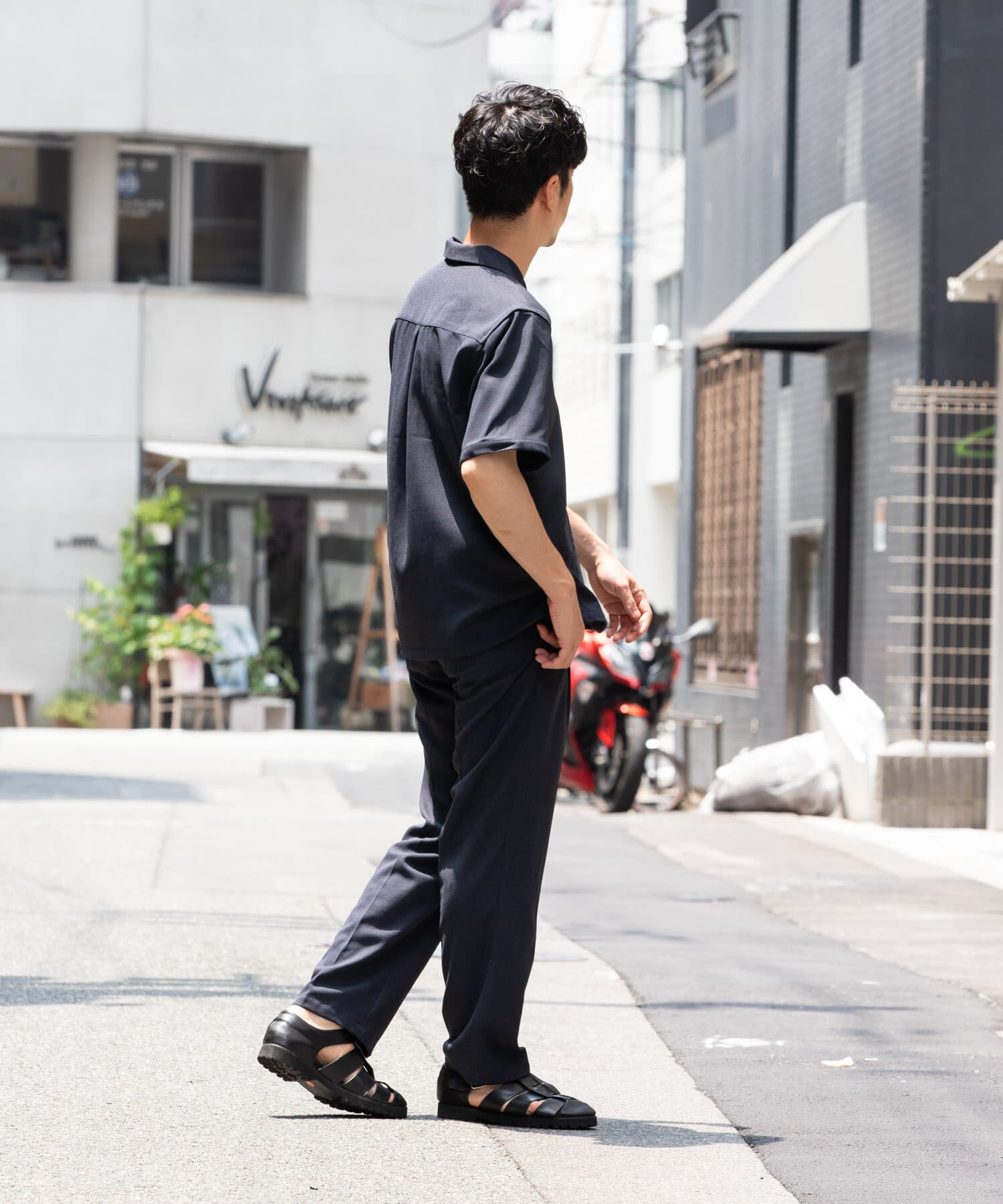 URBAN RESEARCH ROSSO「『WEB限定』『セットアップ対応』パナマ風スキッパーシャツ」|シャツ・ブラウス|