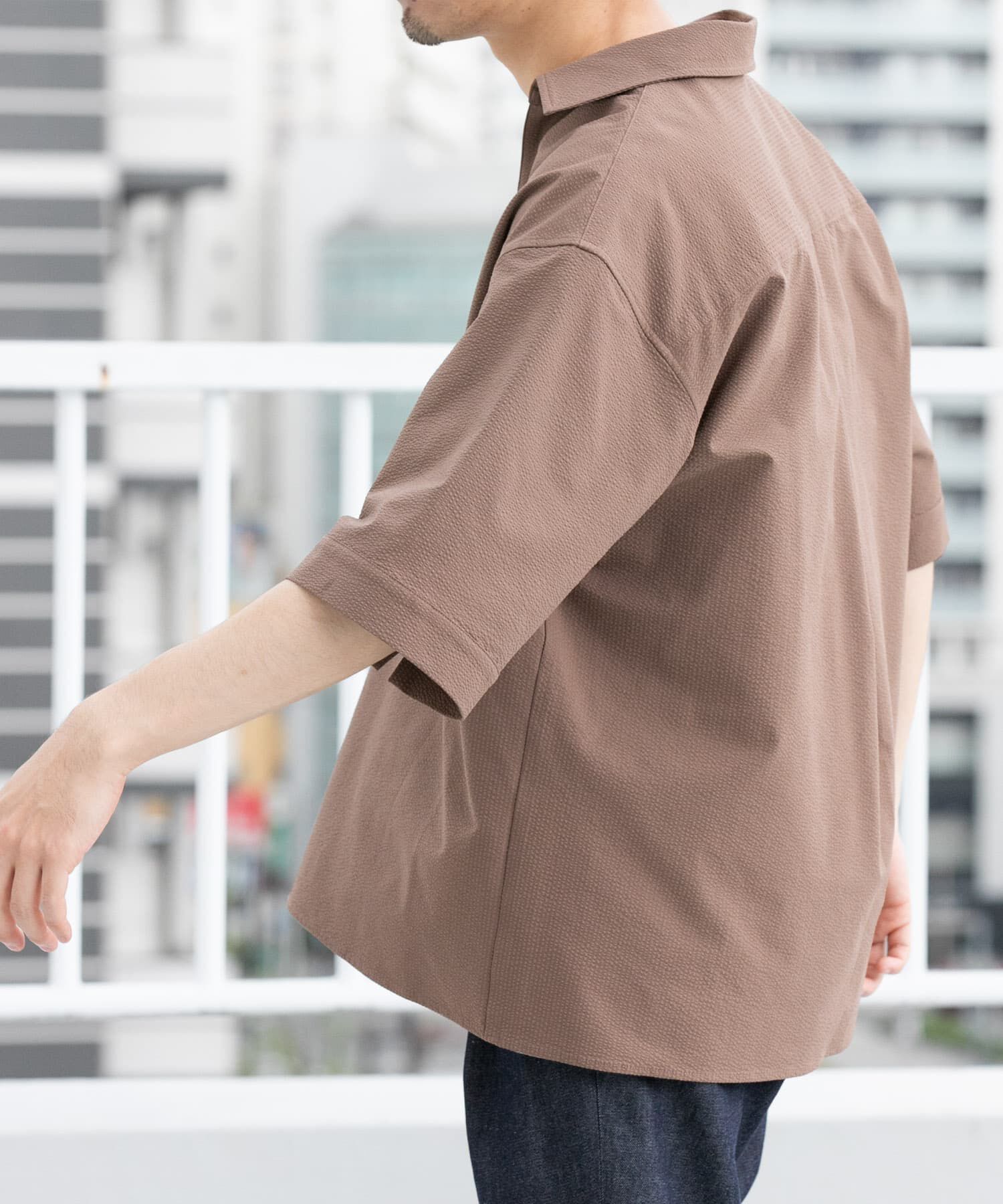 URBAN RESEARCH ROSSO「『WEB限定』『ｾｯﾄｱｯﾌﾟ対応/XLｻｲｽﾞあり』ｼｱｻｯｶｰｽｷｯﾊ 」|シャツ・ブラウス|