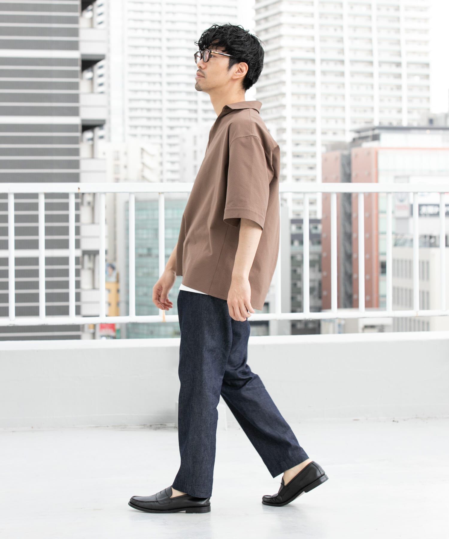 URBAN RESEARCH ROSSO「『WEB限定』『ｾｯﾄｱｯﾌﾟ対応/XLｻｲｽﾞあり』ｼｱｻｯｶｰｽｷｯﾊ 」|シャツ・ブラウス|