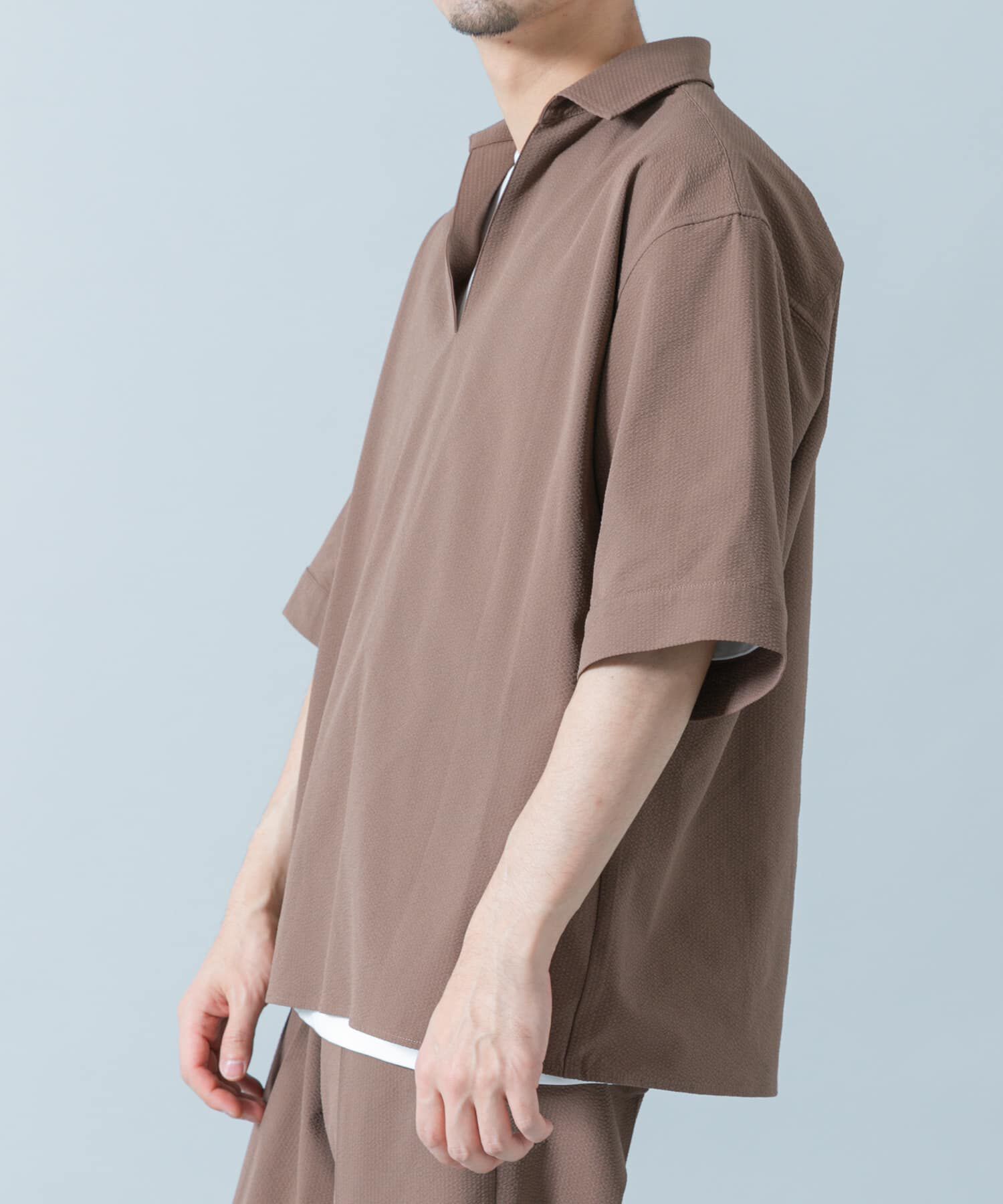 URBAN RESEARCH ROSSO「『WEB限定』『ｾｯﾄｱｯﾌﾟ対応/XLｻｲｽﾞあり』ｼｱｻｯｶｰｽｷｯﾊ 」|シャツ・ブラウス|