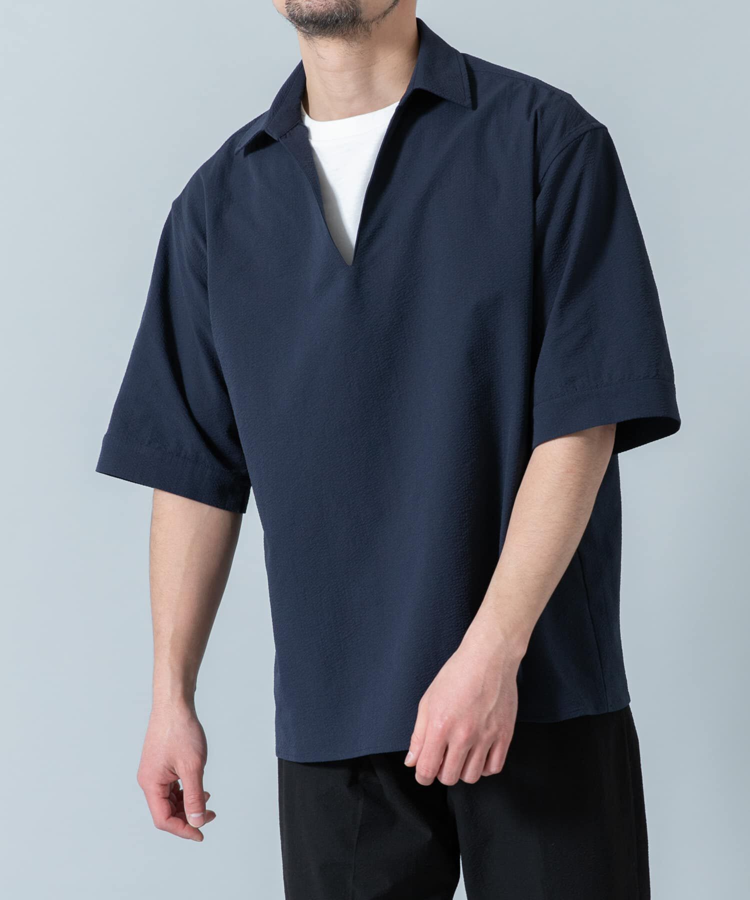 URBAN RESEARCH ROSSO「『WEB限定』『ｾｯﾄｱｯﾌﾟ対応/XLｻｲｽﾞあり』ｼｱｻｯｶｰｽｷｯﾊ 」|シャツ・ブラウス|