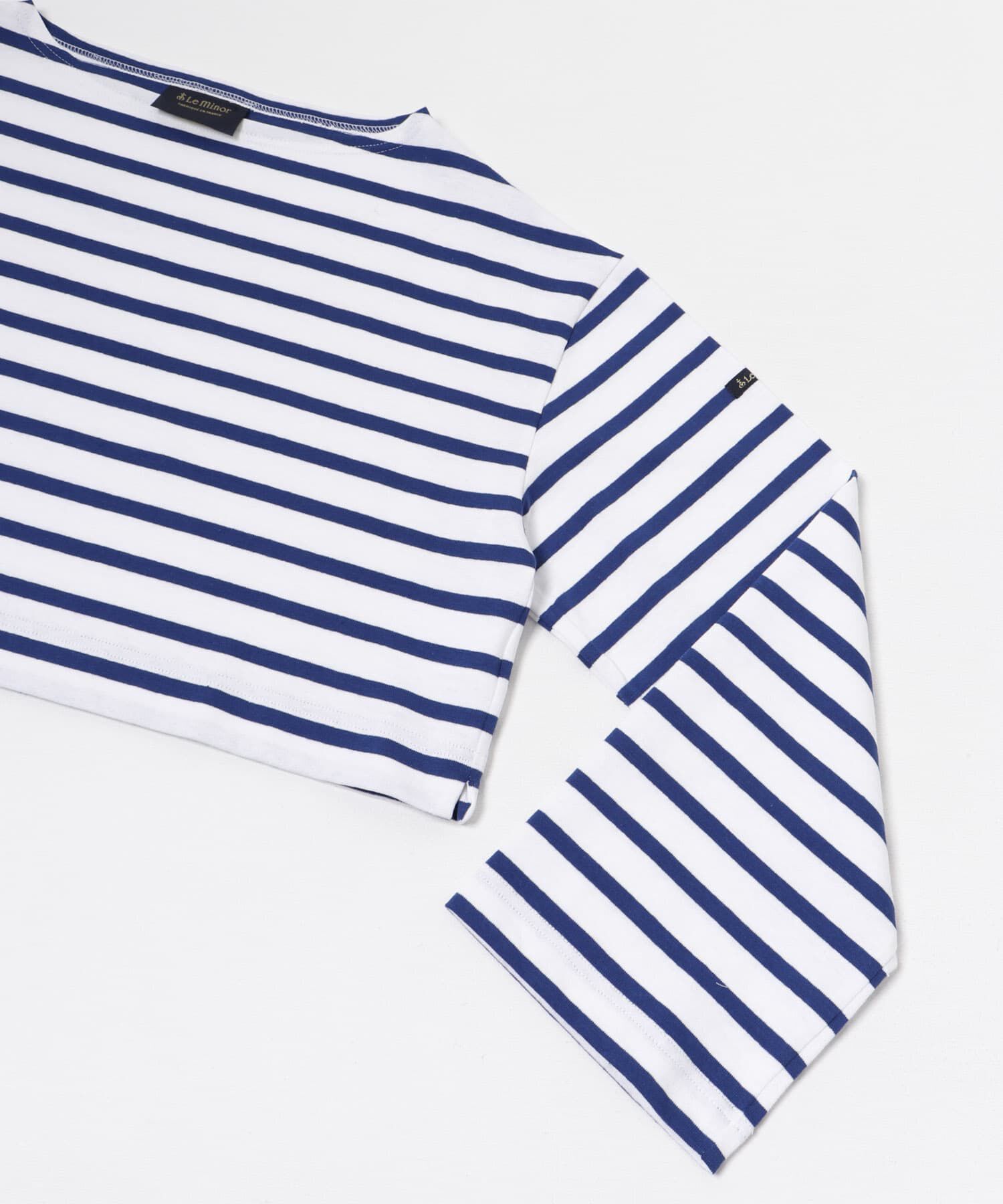 URBAN RESEARCH「『WEB/一部店舗限定』『別注』Le minor&times;UR　Border cropped Tee」|Tシャツ・カットソー|